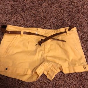 Papaya yellow shorts